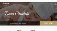 Desktop Screenshot of davieschocolates.com.au